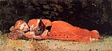 Winslow Homer The New Novel painting